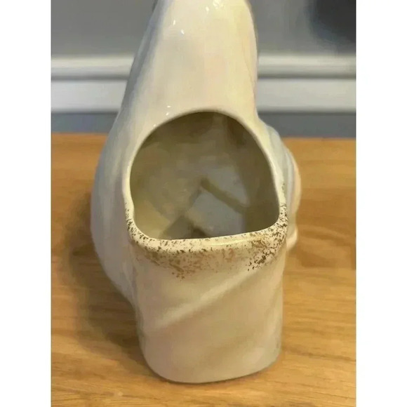 Vintage Madonna Planter Vase Centerpiece Original Decal Shafford Japan - Picture 8 of 11